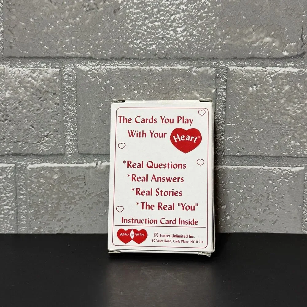 Vintage Heart to Heart Couples Conversation Cards Game Complete Deck